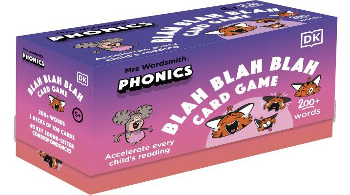  Mrs Wordsmith Phonics Blah Blah Blah Card Game, Kindergarten & Grades 1-2